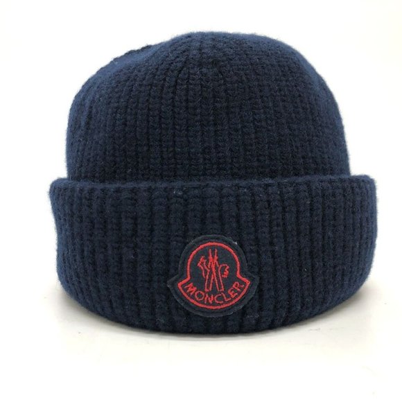 NONCLER Logo patch BERRETTO TRICOT Knit hat - Picture 11 of 16